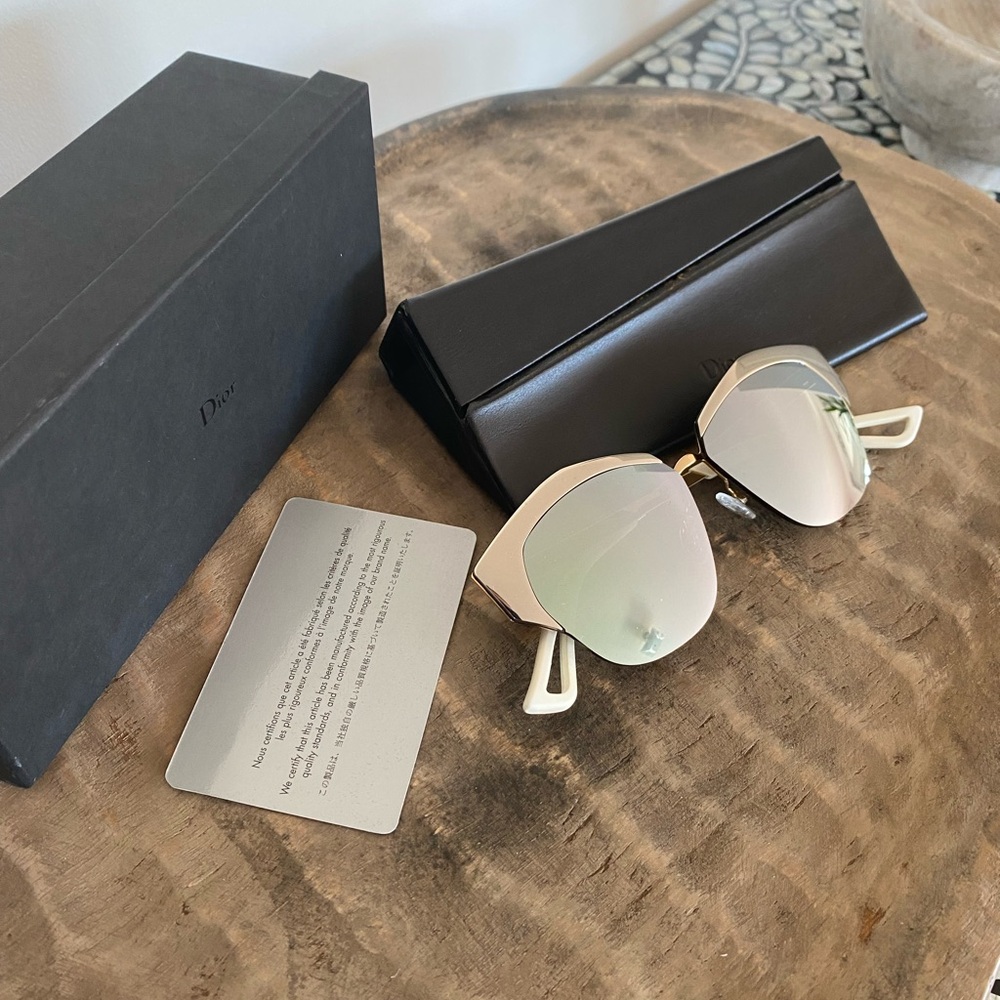 Dior Cat-Eye Mirrored Sunglasses